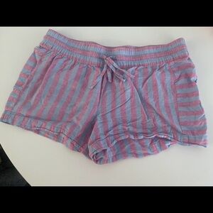Vineyard Vines Pink and Blue Striped Women Shorts